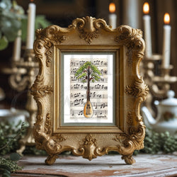 "McGonigal's Theorbo Chaser Tree" Print