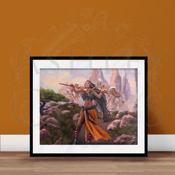 Monk Full Art Print