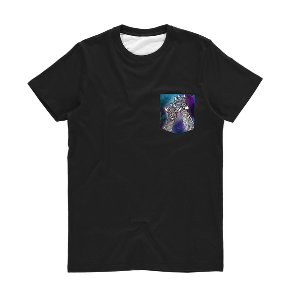 Cosmic Giraffe  ﻿Classic Sublimation Pocket T-Shirt