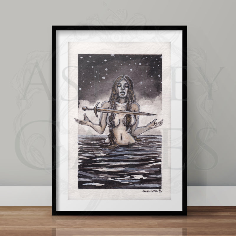Lady Of The Lake Art Print