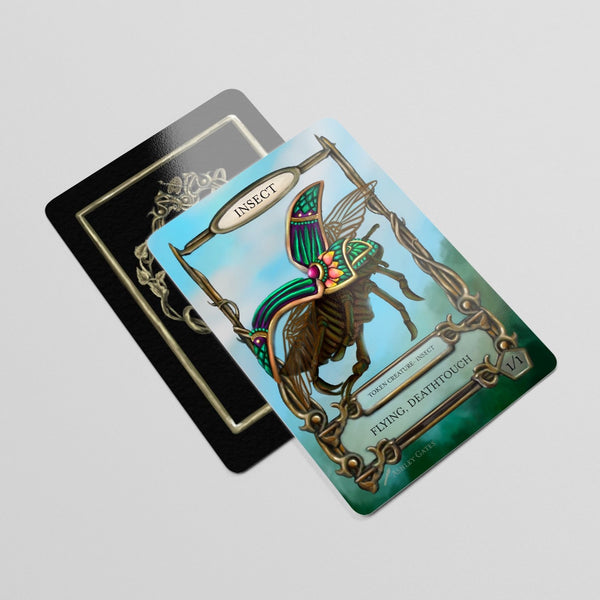 Borderless 1/1 Deathtouch Flying Insect Token – AshleyGates