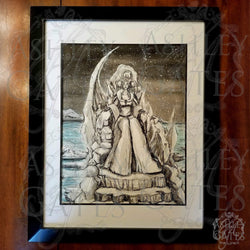 SNOW QUEEN INK DRAWING
