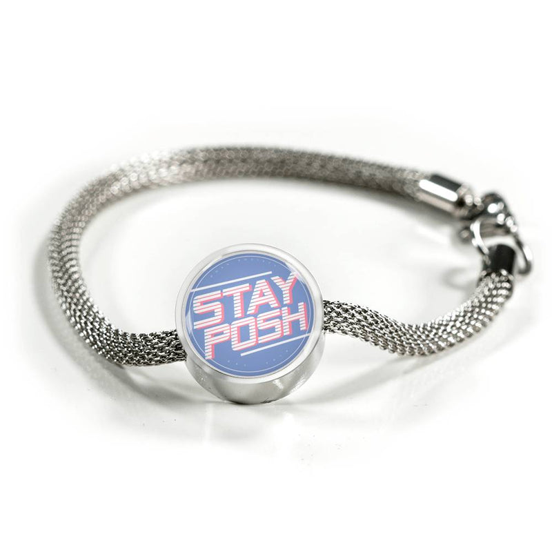 Posh Society “Stay Posh” Luxury Surgical Steel Bracelet