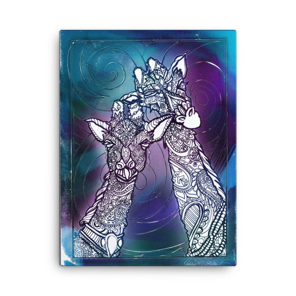 Cosmic Giraffe Canvas